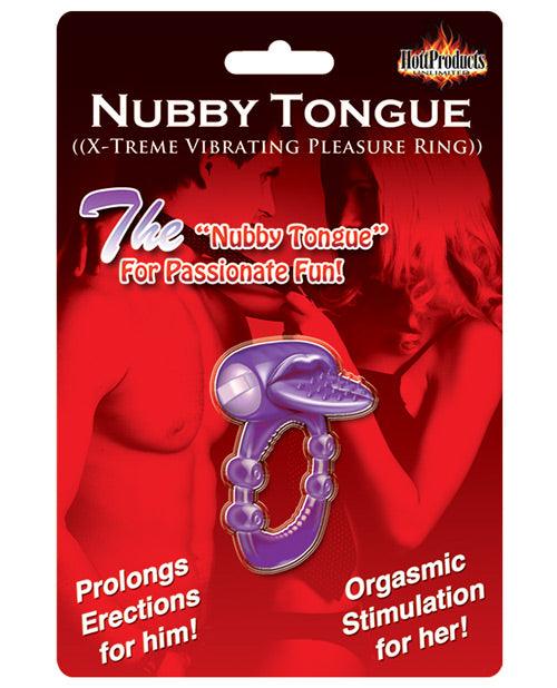 image of product,Nubby Tongue X-treme Vibrating Pleasure Ring - {{ SEXYEONE }}