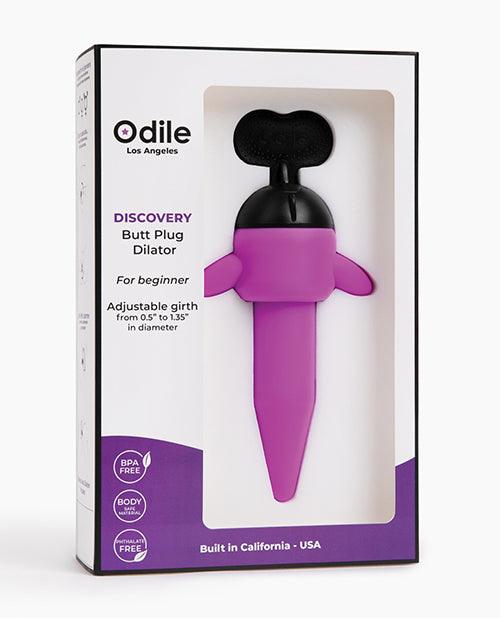 product image, Odile Discovery Tapered Butt Plug Dilator - Purple - {{ SEXYEONE }}