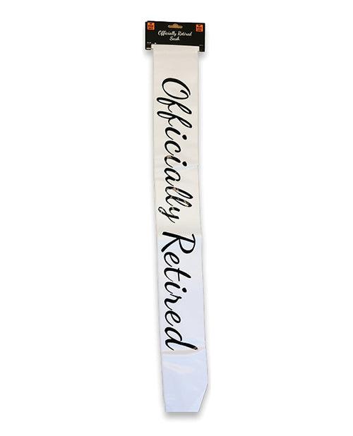 product image, Officially Retired Sash - White - {{ SEXYEONE }}