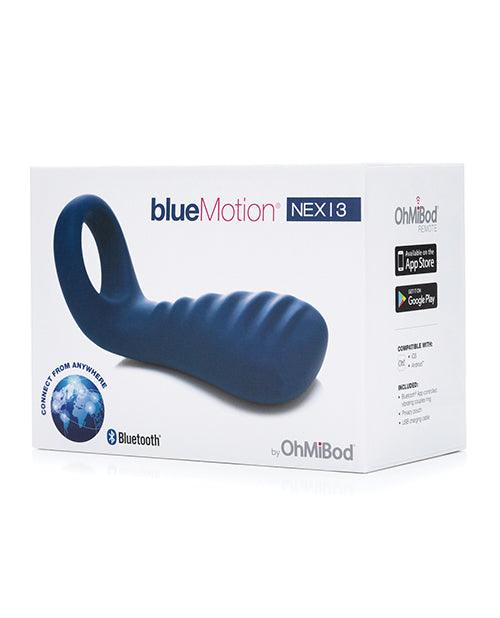 product image, Ohmibod Blue Motion Nex 1 3 Bluetooth Couples Ring - Cobalt Blue - {{ SEXYEONE }}