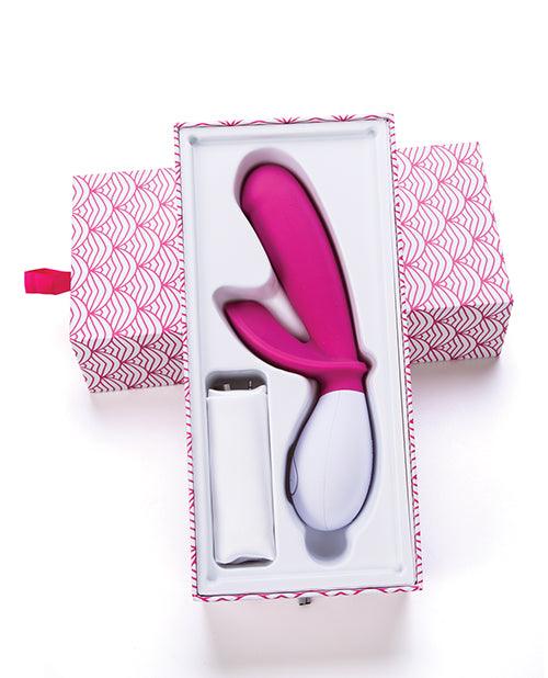 image of product,Ohmibod Lovelife Snuggle Dual Stimulation Vibe - Pink - {{ SEXYEONE }}
