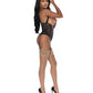 Ooh La Lace Cupless & Crotchless Teddy Black - SEXYEONE