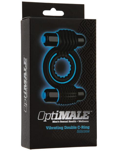 product image, Optimale Vibrating Double C Ring - Black - SEXYEONE
