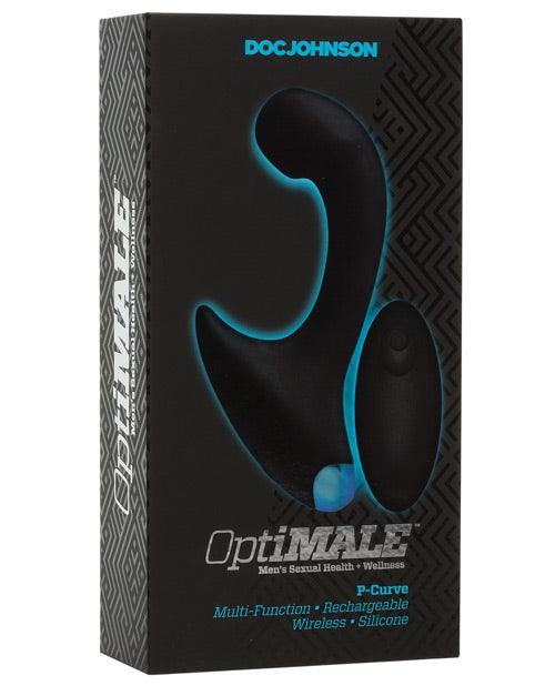 product image, OptiMale Vibrating P Massager w/Wireless Remote - Black - SEXYEONE