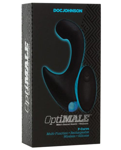 OptiMale Vibrating P Massager w/Wireless Remote - Black - SEXYEONE
