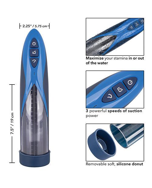product image,Optimum Series Rechargeable Waterproof Pump - Blue - {{ SEXYEONE }}