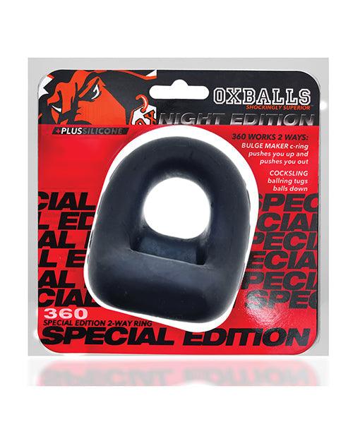 image of product,Oxballs 360 Cock Ring & Ballsling Special Edition - Night - {{ SEXYEONE }}