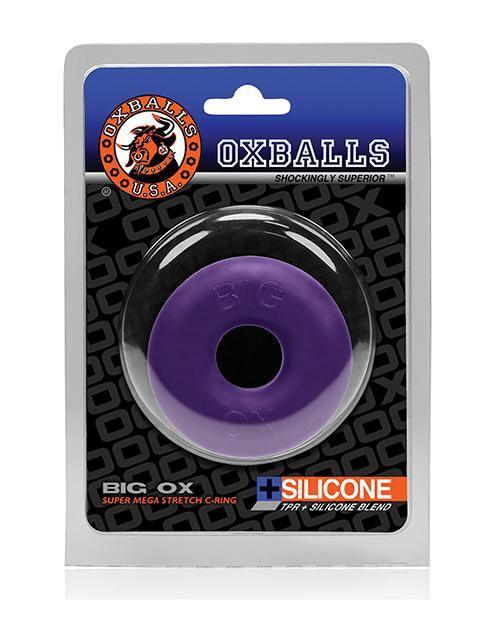 image of product,Oxballs Big Ox Cockring - Eggplant Ice - SEXYEONE 
