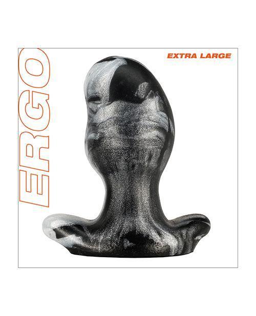 image of product,Oxballs Ergo Buttplug X Large- Platinum Swirl - SEXYEONE 