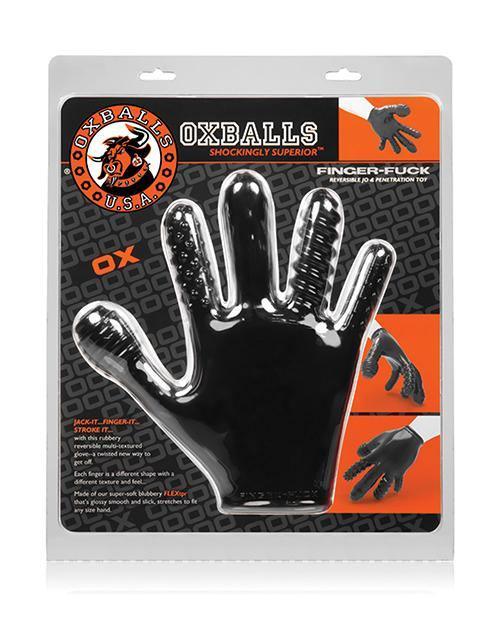 image of product,Oxballs Finger Fuck Glove - Black - SEXYEONE 