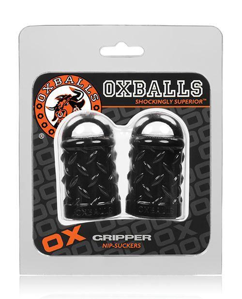 Oxballs Gripper Nipple Suckers - Black - SEXYEONE 