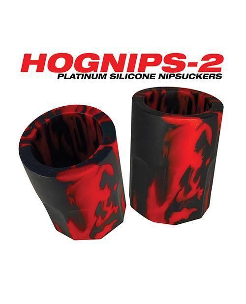image of product,Oxballs Hognips 2 Nipple Suckers - Red-black - SEXYEONE 