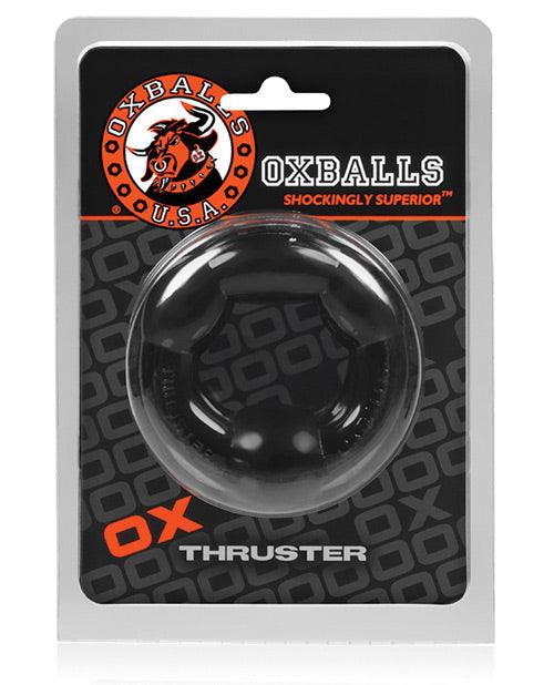 Oxballs Thruster Cockring - Black - {{ SEXYEONE }}