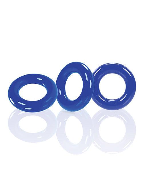 product image, Oxballs Willy Rings - Blue Pack Of 3 - {{ SEXYEONE }}