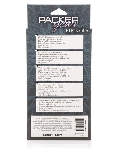 Packer Gear Ftm Stroker - Black - SEXYEONE 