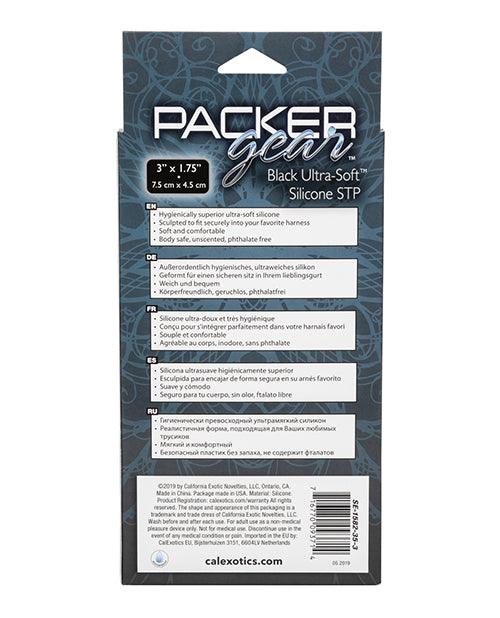 image of product,Packer Gear Ultra-soft Silicone Stp - Black - {{ SEXYEONE }}