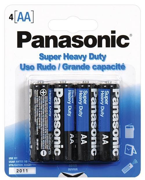 Panasonic Super Heavy Duty Battery Aa - Pack Of 4 - SEXYEONE 