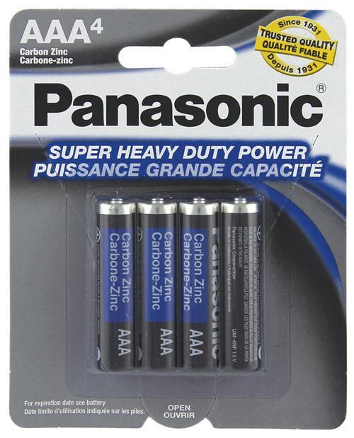 product image, Panasonic Super Heavy Duty Battery Aaa - Pack Of 4 - SEXYEONE 