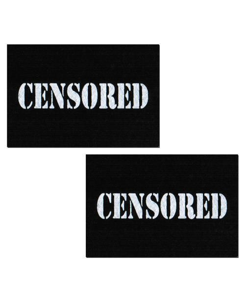 image of product,Pastease Censored Pastie - Black-white O-s - SEXYEONE 