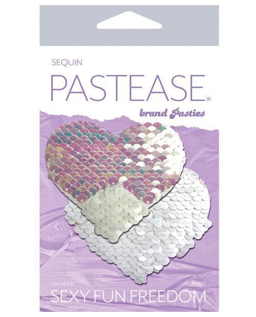 image of product,Pastease Color Changing Flip Sequins Heart - SEXYEONE 