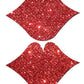 Pastease Glitter Lips - Red O-s - SEXYEONE 