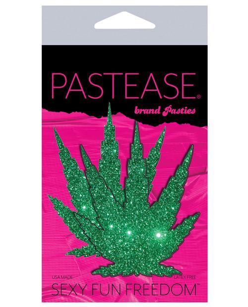 product image, Pastease Glitter Marijuana Leaf - Green O-s - {{ SEXYEONE }}