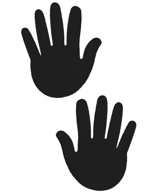 image of product,Pastease Hands - Black O-s - SEXYEONE 