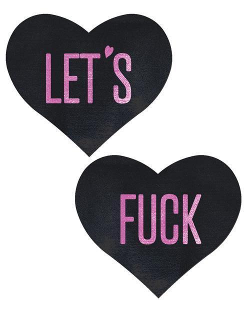product image,Pastease Let's Fuck Hearts - Black O-s - SEXYEONE 