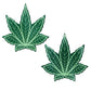 Pastease Marijuana Leafs - Green O-s - SEXYEONE 