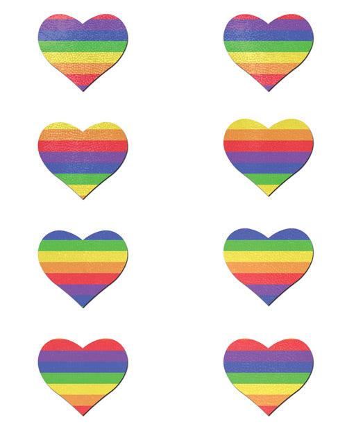 Pastease Mini Rainbow Heart - Pack Of 8 O-s - {{ SEXYEONE }}