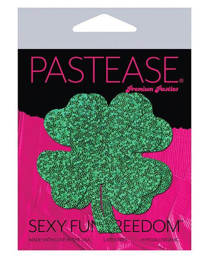 Pastease Premium Glitter Four Leaf Clover - Green O-s - SEXYEONE