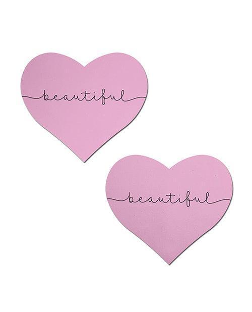 Pastease Premium Heart Beautiful - Pink O/s - SEXYEONE