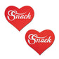 Pastease Premium Heart Snack - Red O/s - SEXYEONE