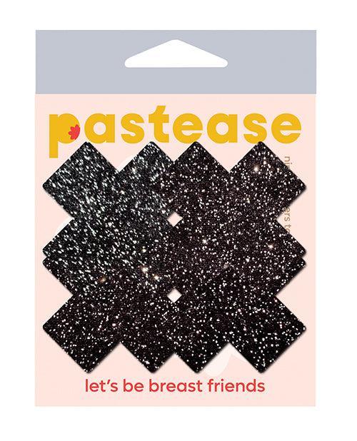 product image, Pastease Premium Petites Sparkle Plus X - Black O/s Pack Of 2 Pair - SEXYEONE