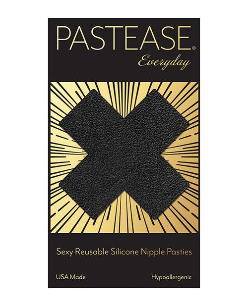 product image, Pastease Reusable Luxury Suede Cross - Black O/s - SEXYEONE