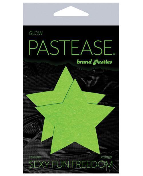 Pastease Star - Glow In The Dark Green O-s - SEXYEONE 