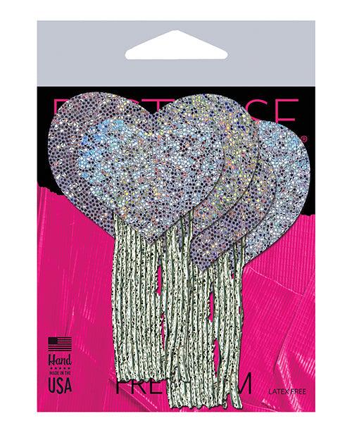 product image, Pastease Tassel Glitter Heart - Silver O-s - {{ SEXYEONE }}