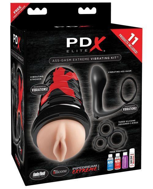 Pdx Elite Ass Gasm Vibrating Kit - {{ SEXYEONE }}