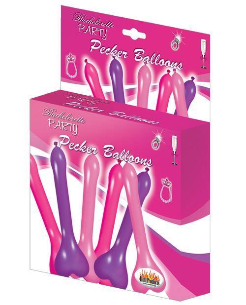 product image, Pecker Balloons - Asst. Colors Box Of 6 - SEXYEONE 