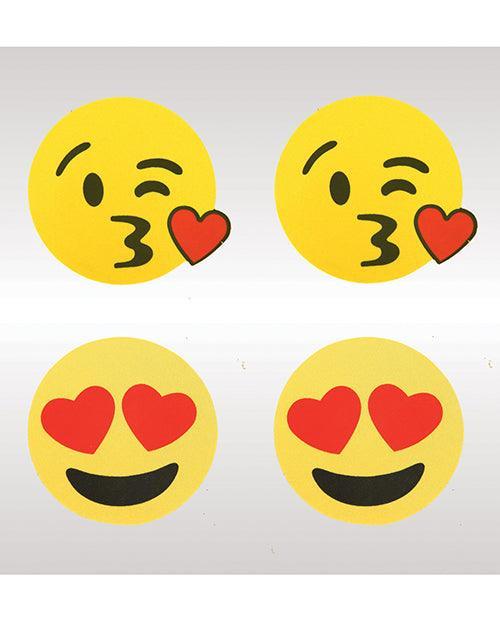 image of product,Peekaboos Emoji Hearts Pasties - Pack Of 2 - SEXYEONE