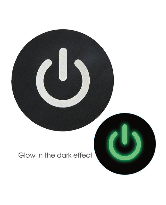 product image,Peekaboos Glow In The Dark Power Button - Pack Of 2 - SEXYEONE 