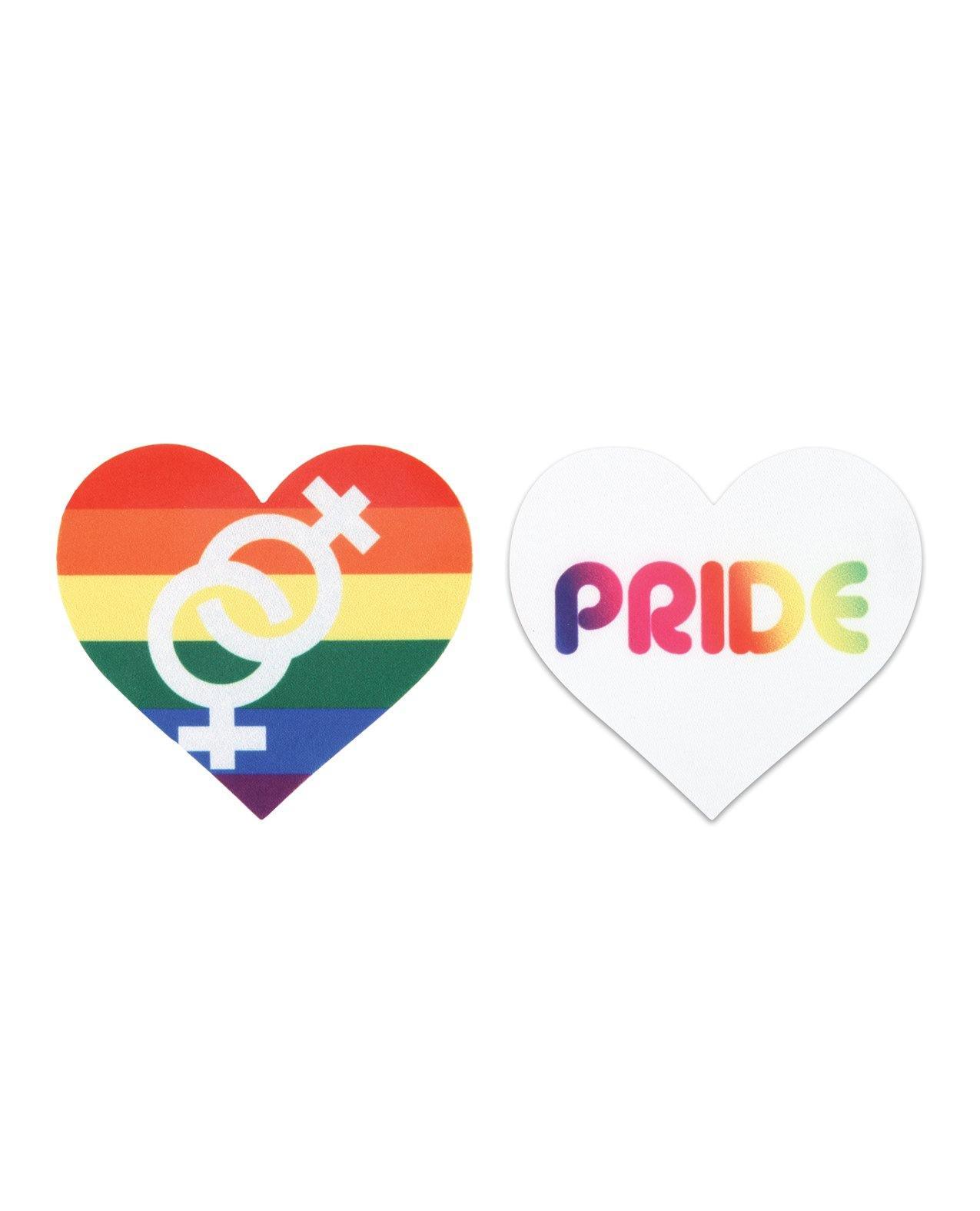 image of product,Peekaboos Pride Hearts - Pack Of 2 - SEXYEONE 