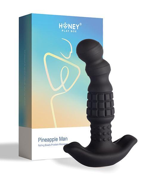 image of product,Pineapple Man Vibrating Prostate Massager - Black - SEXYEONE