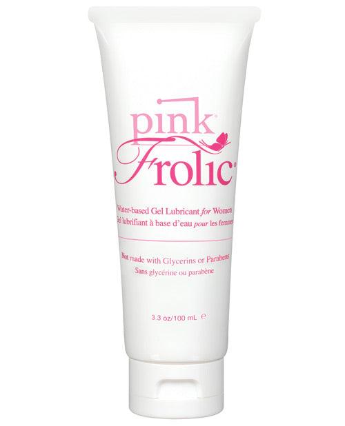 product image, Pink Frolic Gel Lubricant - 3.3 Oz Flip Top Tube - SEXYEONE