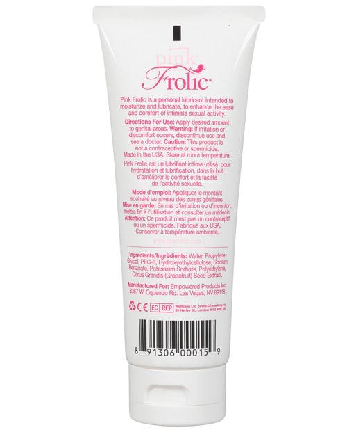 image of product,Pink Frolic Gel Lubricant - 3.3 Oz Flip Top Tube - SEXYEONE
