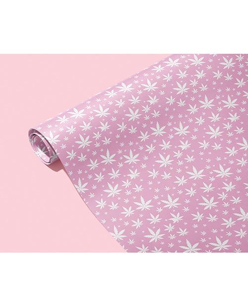 product image, Pink Pot Leaf Wrapping Paper - SEXYEONE