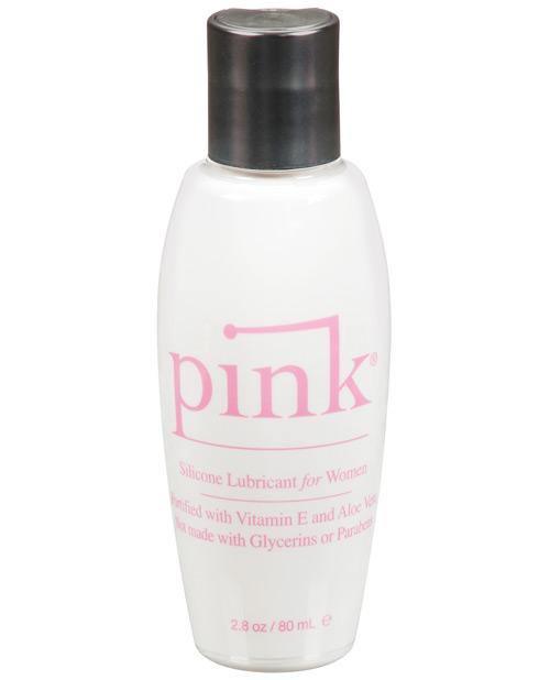 product image, Pink Silicone Lube Flip Top Bottle - SEXYEONE 