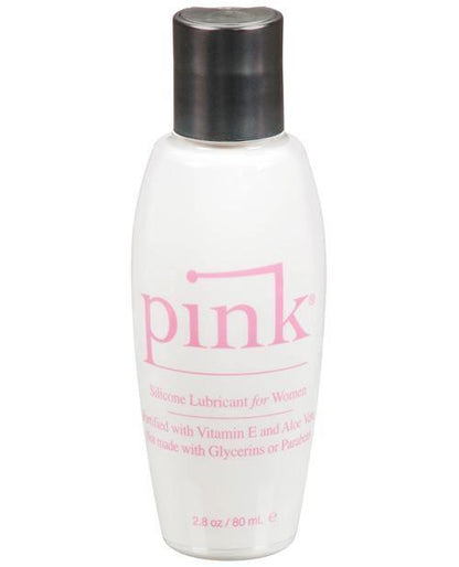 Pink Silicone Lube Flip Top Bottle - SEXYEONE 