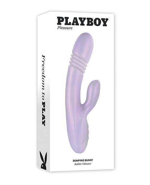 product image, Playboy Pleasure Bumping Bunny Rabbit Vibrator - Opal - SEXYEONE