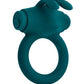 Playboy Pleasure Bunny Buzzer Cock Ring - Deep Teal - SEXYEONE